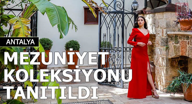 Kaleiçi'nde, mezuniyet koleksiyonu tanıtıldı