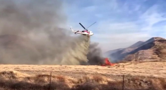 Kaliforniya’daki orman yangını 2 bin dönümlük alana yayıldı