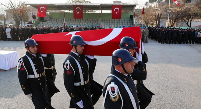 Kalp krizinden ölen astsubay için tören