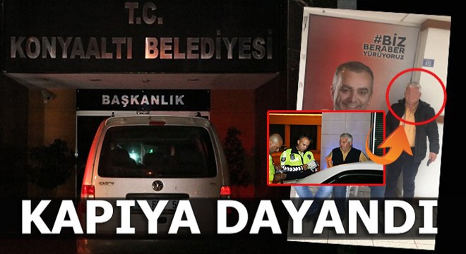 Kamyoneti ile kapıya dayandı;  Bir dahaki sefere durmam 