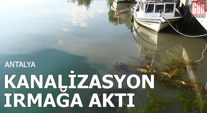 Kanalizasyon ırmağa aktı