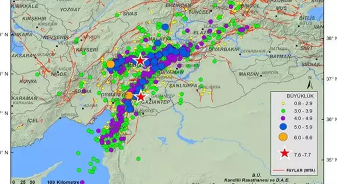 Kandilli açıkladı: 10 günde 4 bin 520 deprem