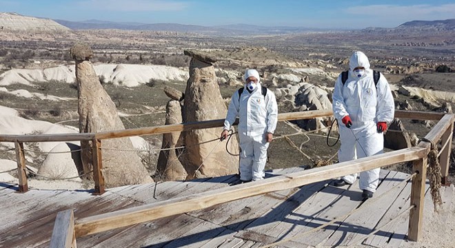 Kapadokya'da virüs temizliği