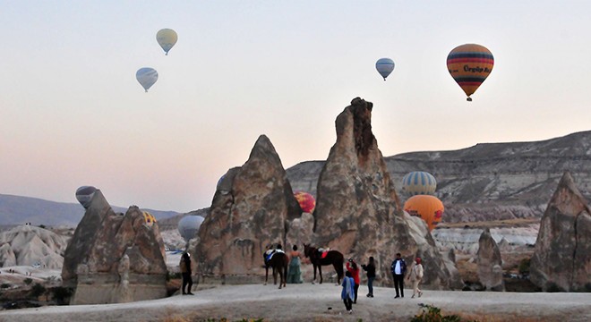 Kapadokya'ya 11 ayda 962 bin 124 ziyaretçi