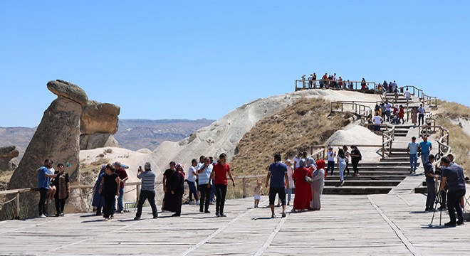 Kapadokya'ya 9 ayda 698 bin ziyaretçi