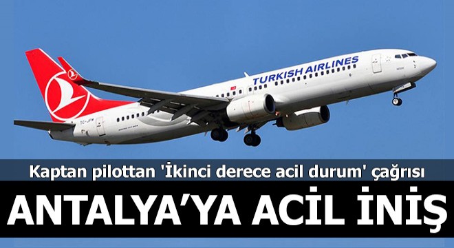 Kaptan pilottan 'İkinci derece acil durum' çağrısı