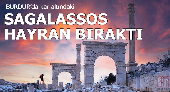 Kar altındaki Sagalassos hayran bıraktı