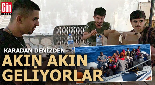 Karadan denizden akın akın geliyorlar