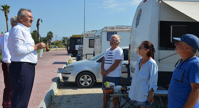 Karavan tatilinin adresi Boğazkent halk plajı