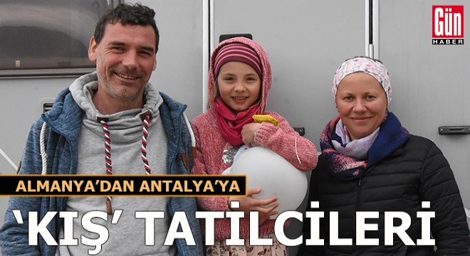 Karavanla Türkiye de kış tatili