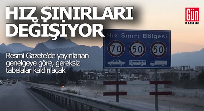 Karayollarında hız sınırları değişiyor