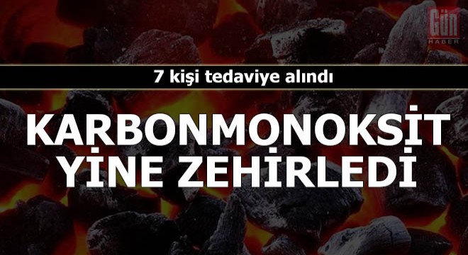 Karbonmonoksit yine zehirledi...