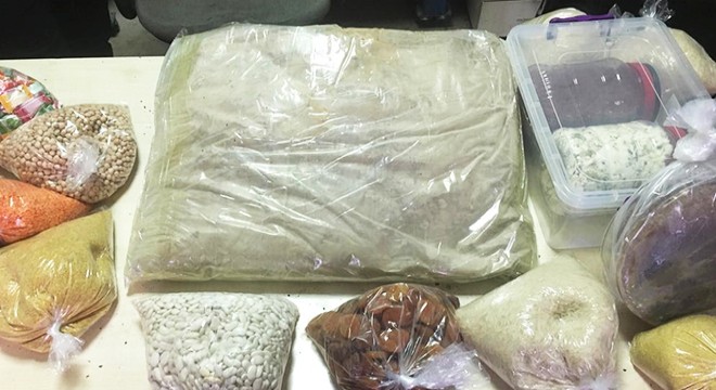 Kargo merkezinde 11 kilo eroin ele geçirildi