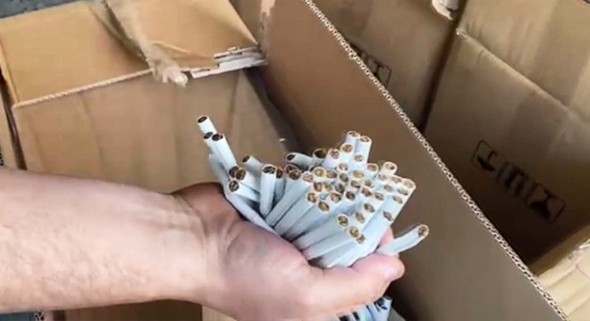 Kargo yoluyla kaçak sigara satan 14 kişi yakalandı