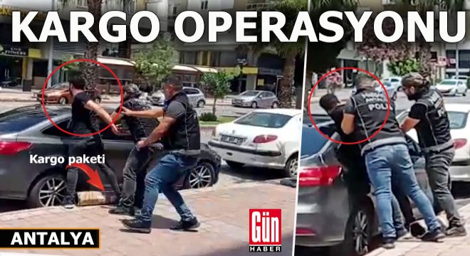 Kargoyla gelen esrar operasyonu
