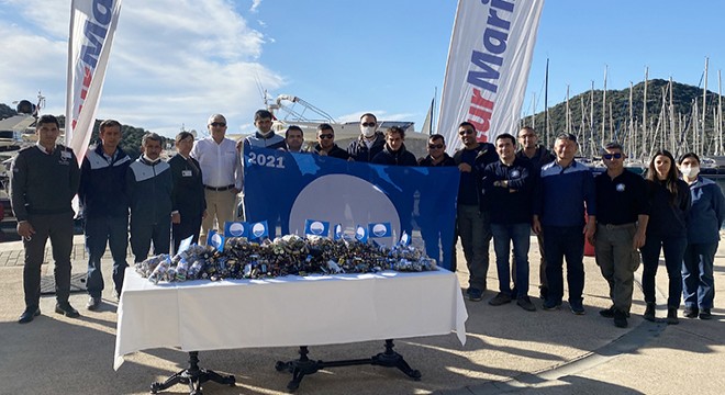 Kaş Marina'dan atık pil toplama kampanyası