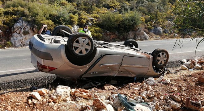 Kaş'ta kaza: 2 yaralı