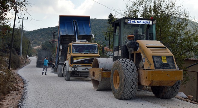 Kaş Belenli sahil yoluna asfalt