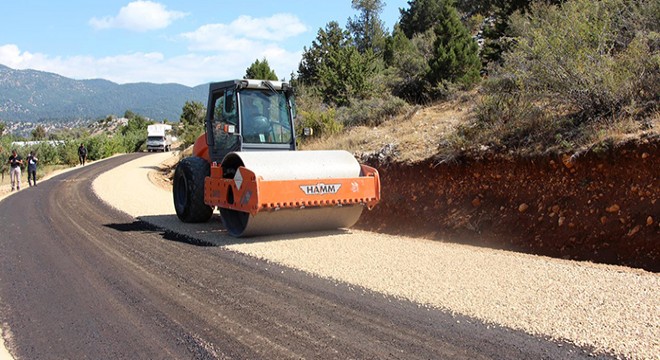 Kaş Şemsi ve Çimbir Yaylası’nda asfalt yol sevinci