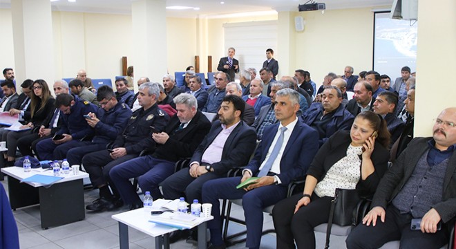 Kaş ta kamu hizmetleri değerlendirme toplantısı yapıldı