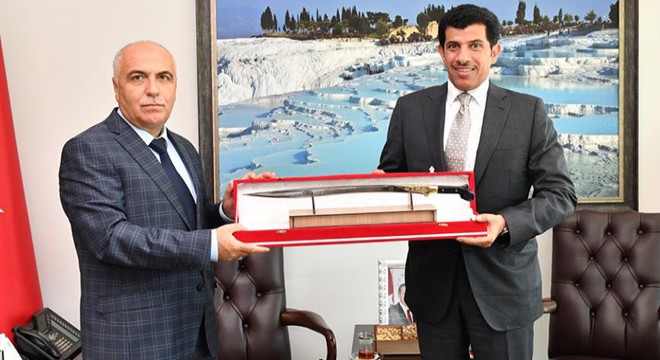 Katar Büyükelçisi'nden Denizli'ye ziyaret