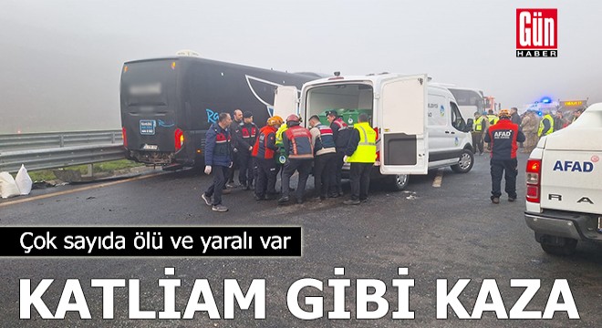 Katliam gibi kaza: Çok sayıda ölü ve yaralı var