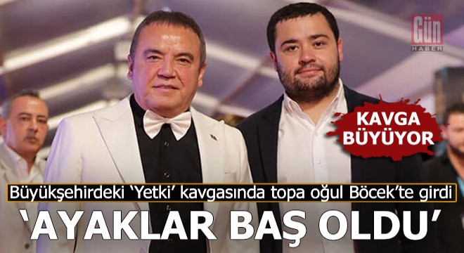 Kavgaya oğul Böcek'te girdi; 'Ayaklar baş oldu'