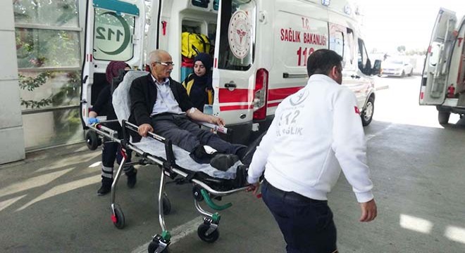 Kayınbiraderin enişteyi vurduğu an güvenlik kamerasında