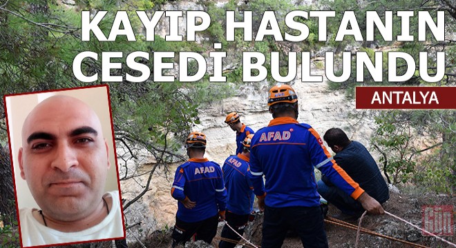 Kayıp kanser hastasının cesedi bulundu