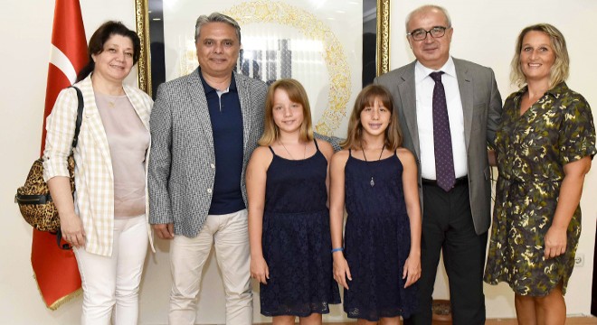 Kaymakam Arısoy'a veda ziyareti