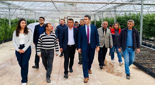 Kaymakamdan üreticilere ziyaret