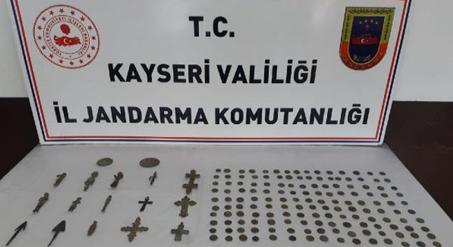 Kayseri'de tarihi eser kaçakçılığına 5 gözaltı