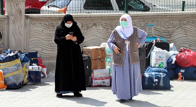 Kayseri'de umreden dönenler tahliye edildi