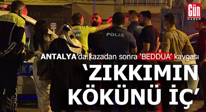 Kaza sonrası 'Beddua' kavgası