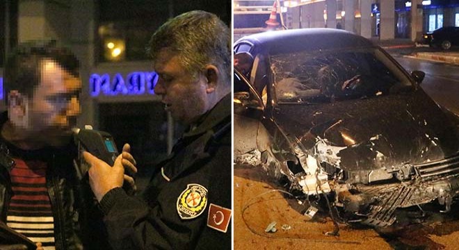 Kaza yaptı, 'Alkollüyüm, inkar etmiyorum' dedi