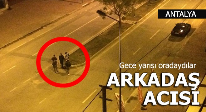 Kaza yerinde arkadaş acısı