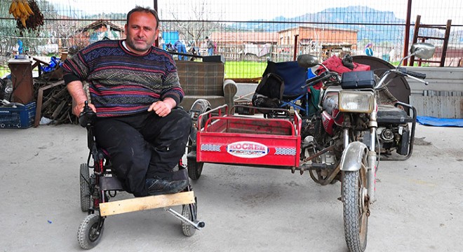 Kazada bacağını kaybetti, yaşama azmiyle hayata tutundu