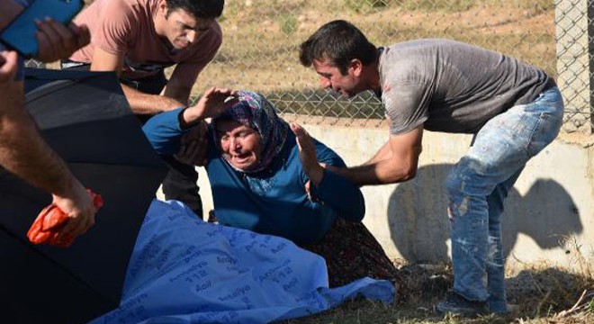 Kazada kayınpederini kaybeden gelinin feryadı
