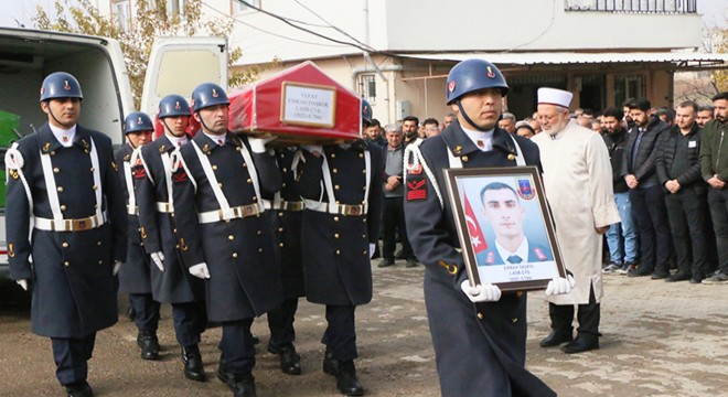 Kazada ölen astsubay, son yolculuğuna uğurlandı