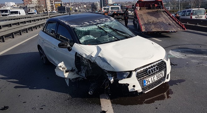 Kazayı önüne çıkan martıya çarpmamak için yapmış
