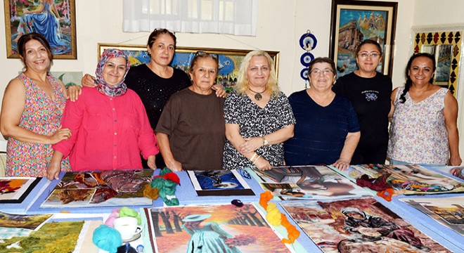 Keçe sanatına gönül veren kadınlar sergiye hazırlanıyor