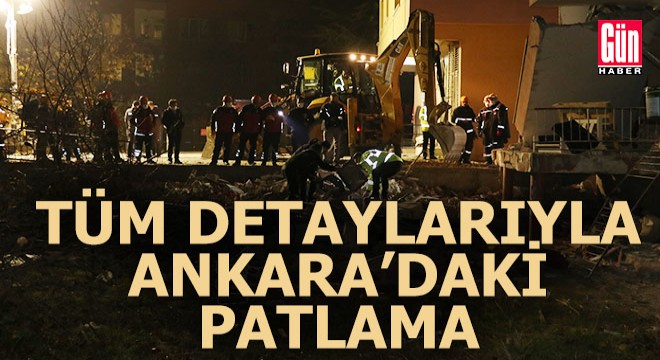 Keçiören'deki apartmanda patlama; 2 ölü, 4 yaralı