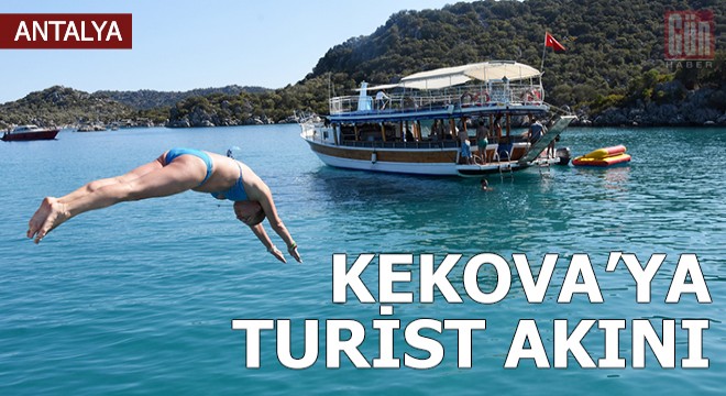 Kekova'ya ekimde de turist akını