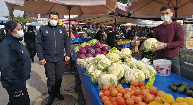 Kemer Belediyesi'nden koronavirüsle mücadele