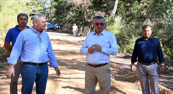 Kemer Belediyesi'nden yayla yollarına asfalt