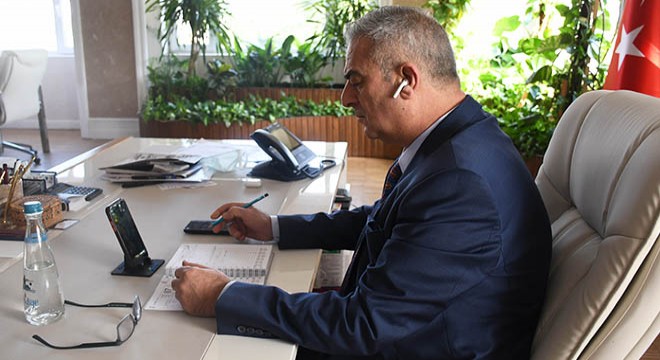 Kemer'de Cumhurbaşkanlığı Türkiye Bisiklet Turu hazırlığı