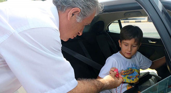 Kemer'de 'Kırmızı Düdük' uygulaması