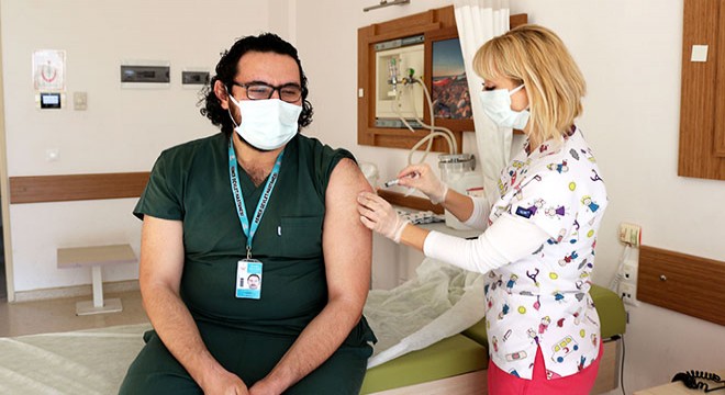 Kemer'de aşılama süreci başladı