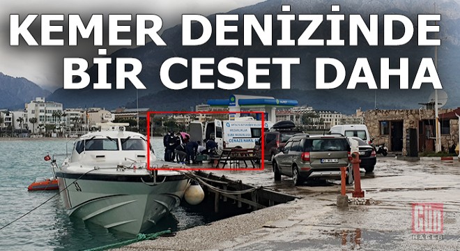 Kemer’de denizde erkek cesedi bulundu