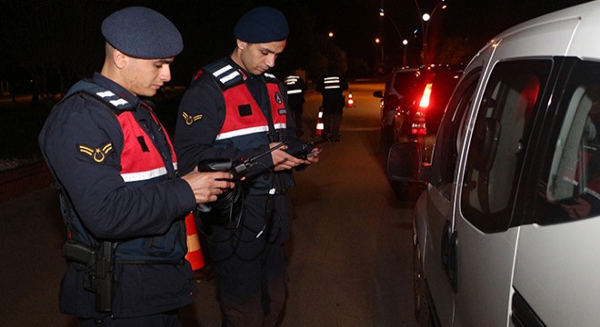 Kemer'de jandarma uygulama yaptı